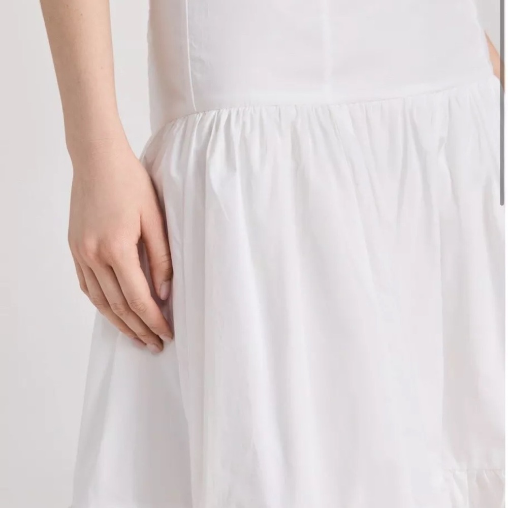 Stunning En Saison White Tiered A-Line Maxi Skirt - Picture 6 of 12